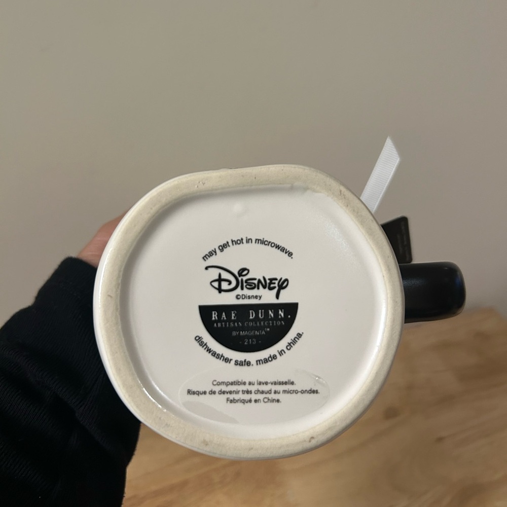⭐️ 2/$50 Rae Dunn Disney Halloween Mickey Pumpkin Mug Spooky Black White - Picture 4 of 5